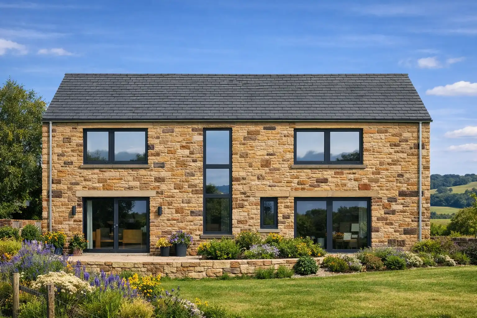 Pennine Farmhouse marries traditional style with passive performance